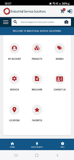 Industrial Service Solutions Screen 2