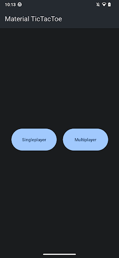 Android application Material TicTacToe screenshort