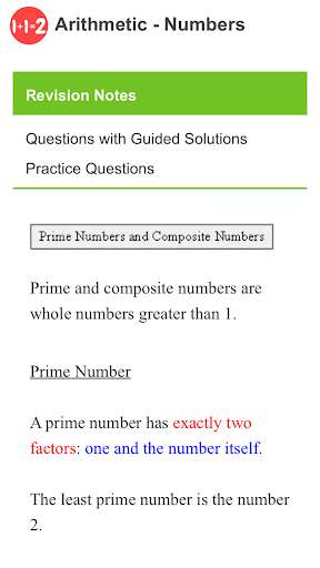Math Exam Revision Kit Screen 3