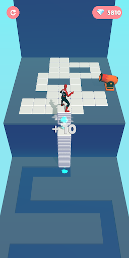 Superhero Stacky Maze - Stacky Dash Game 3D