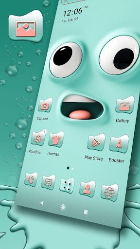 Android application Cartoon Face Cute Theme screenshort