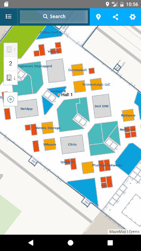 Android application MazeMap screenshort