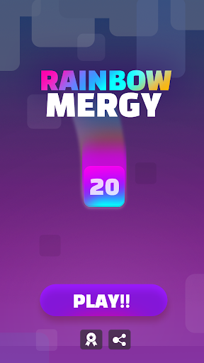 Android application Rainbow Merge : Merge Block screenshort