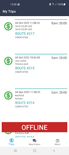 PayByFace Delivery Crew Screen 2