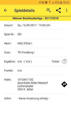 TG Friedberg Handball Screen 3
