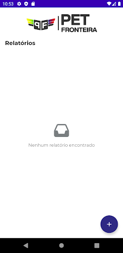 Android application Pet Report screenshort