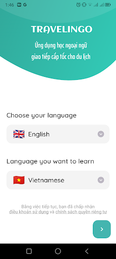 Android application Travelingo - Learn Languages screenshort