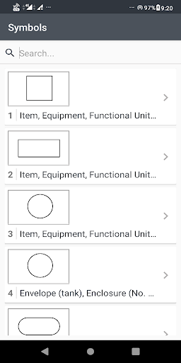 Symbols - Engineering, Drawing Screen 2