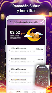 Captura de Pantalla 7 Calendario Ramadan 2023 android