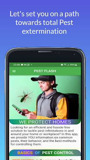 Android application PEST FLASH Pest Control screenshort