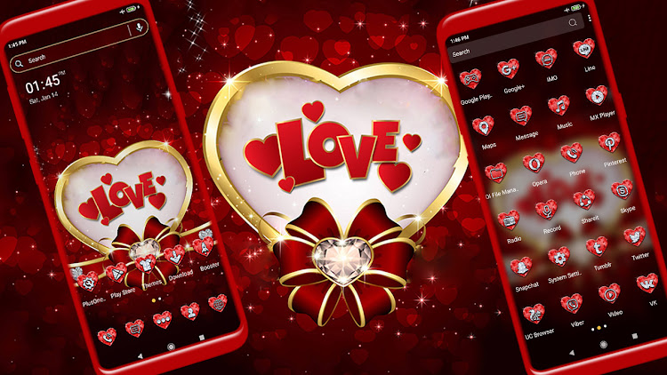Love Heart Theme Launcher - 1.0.0 - (Android)