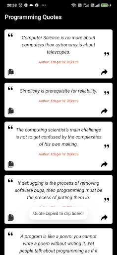 Programming Quotes Screenshot 4 - AppWisp.com
