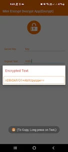 Mini Encrypt Decrypt App