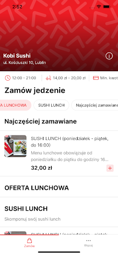 Kobi Sushi Screen 2