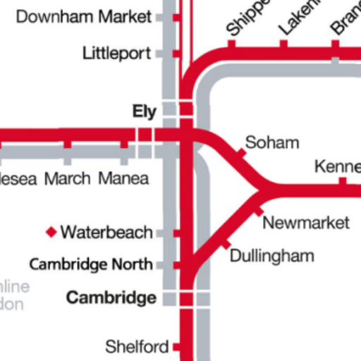East Anglia Train and Bus logo