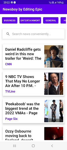 Newsboy Screen 2