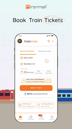 Trainman - Train booking app Screen 3