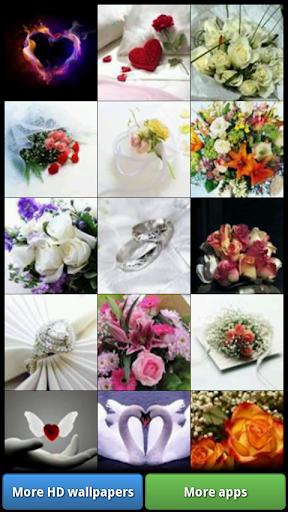 Android application Wedding HD Wallpapers screenshort
