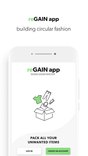 Android application reGAIN app screenshort