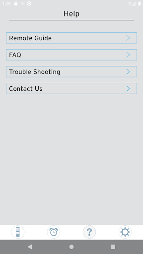 ComfortBaseForBluetooth Screen 3