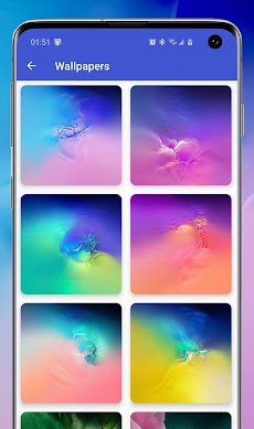 Galaxy S10 Wallpaper blue-roseのおすすめ画像2