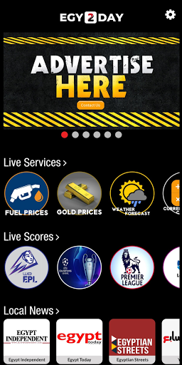 Android application EGY2DAY - Egypt News - All In screenshort