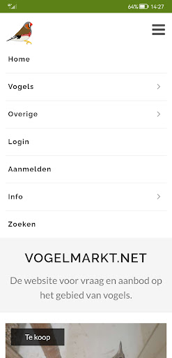 VogelMarkt.net Screen 2