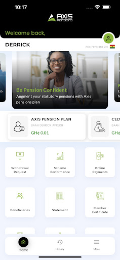 Axis Pension App Screen 3