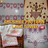 Crochet Pattern Lace Towel icon