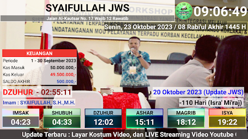 Android application SYAIFULLAH JWS screenshort