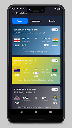 Cricket: Live Line & Scoreのおすすめ画像4