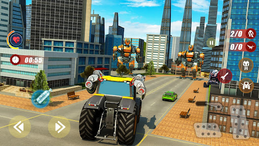 Flying Tractor Robot Transform  screenshots 4