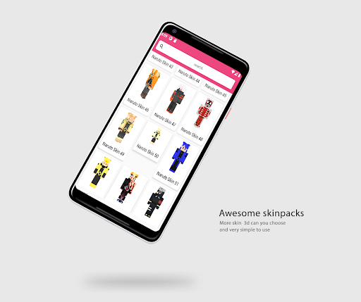 Mod Skin and Maps Naruto Mcpe