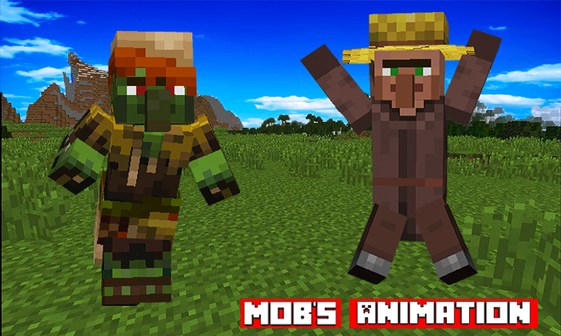 Mob Animations Mods for MCPE - Latest version for Android - Download APK