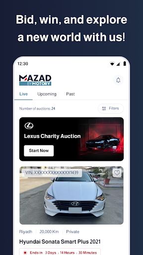 Android application Mazad by Motory -مزاد من موتري screenshort