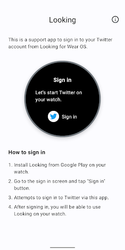 Android application Looking for Twitter screenshort