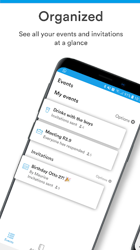Android application Cally.com screenshort