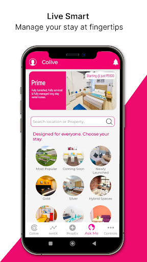 Colive: Rent PG/Hostel/Room Screenshot 1 - AppWisp.com