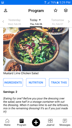 Living Lean 360 Screen 3