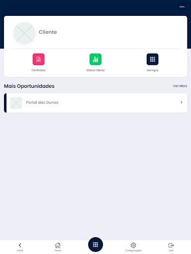 Área do Cliente - Portal