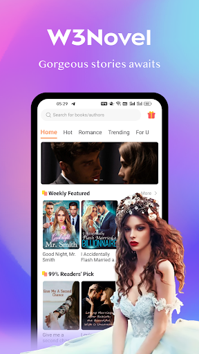 Android application W3Novel screenshort