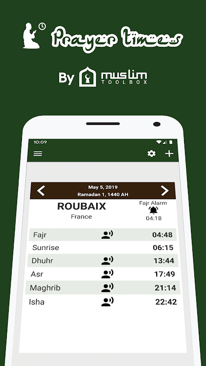 Prayer times: Qibla & Azan - 2.5.5 - (Android)