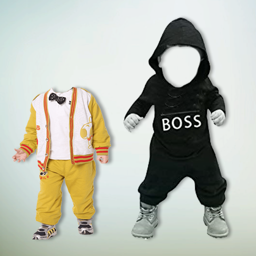 Cute Baby Boy Photo Suit  Icon