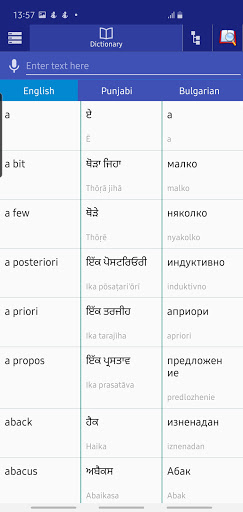 Punjabi Bulgarian Dictionary Screenshot 3 - AppWisp.com