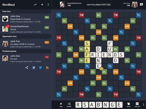 Wordfeud screenshots 8