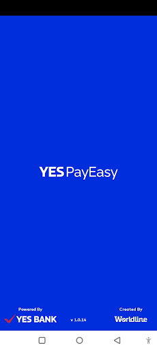 Android application YES PAY EASY screenshort