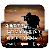 Keyboard Emoji Sniper Camera Theme icon