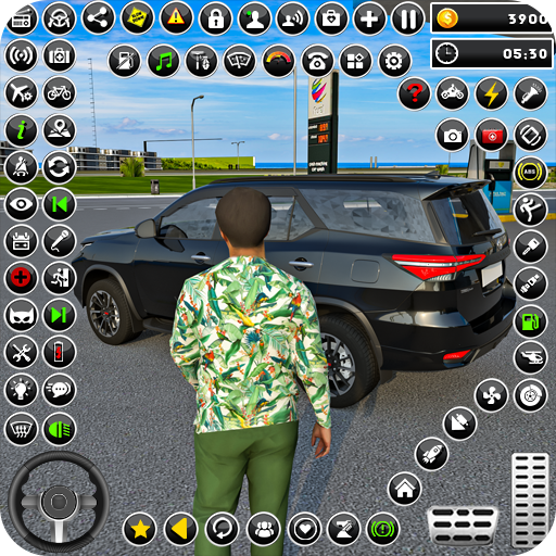 US Car Driving School Game 3d logo