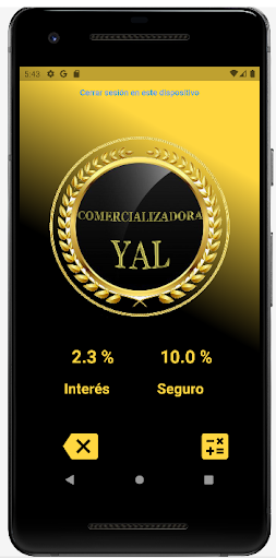 Calculadora YAL Screen 2