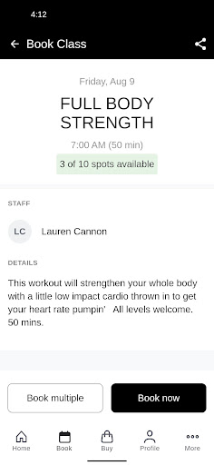 Hot Pilates Screen 3